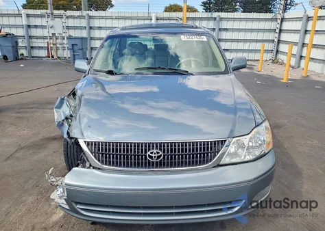 2002 Toyota Avalon Xl z USA, uszkodzony, nr VIN 4T1BF28B72U205055